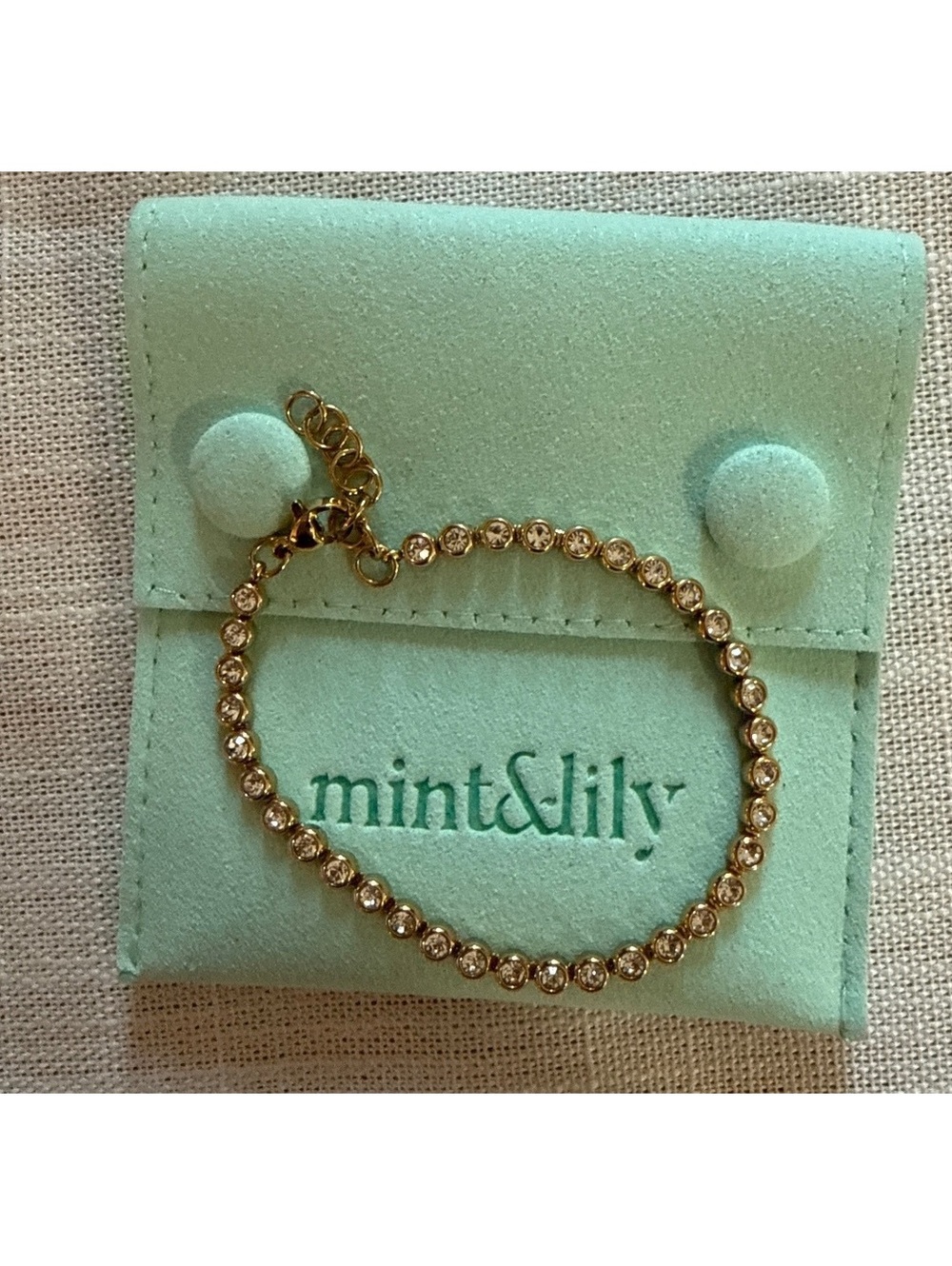 Mint & Lily gold bracelet